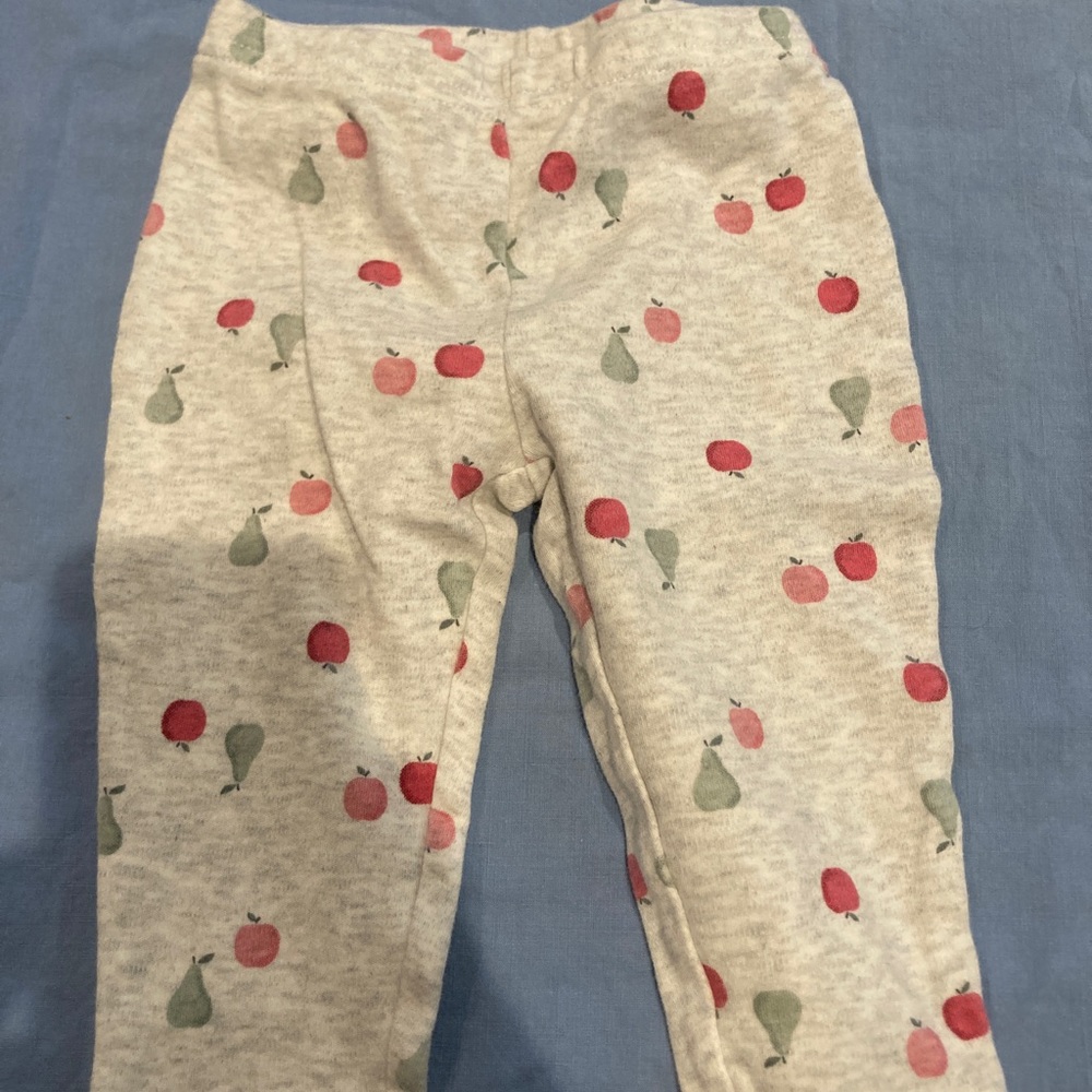 3-6mo & 6mo baby girl leggings (6ct)